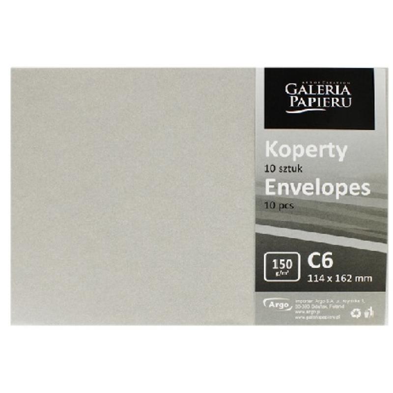 Koperta C6 Pearl Jasnosrebrny 150g 280240  a 10szt.