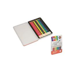 Kredki  ołówkowe 12 kolorów Fiorello w metalowym pudełku 2425