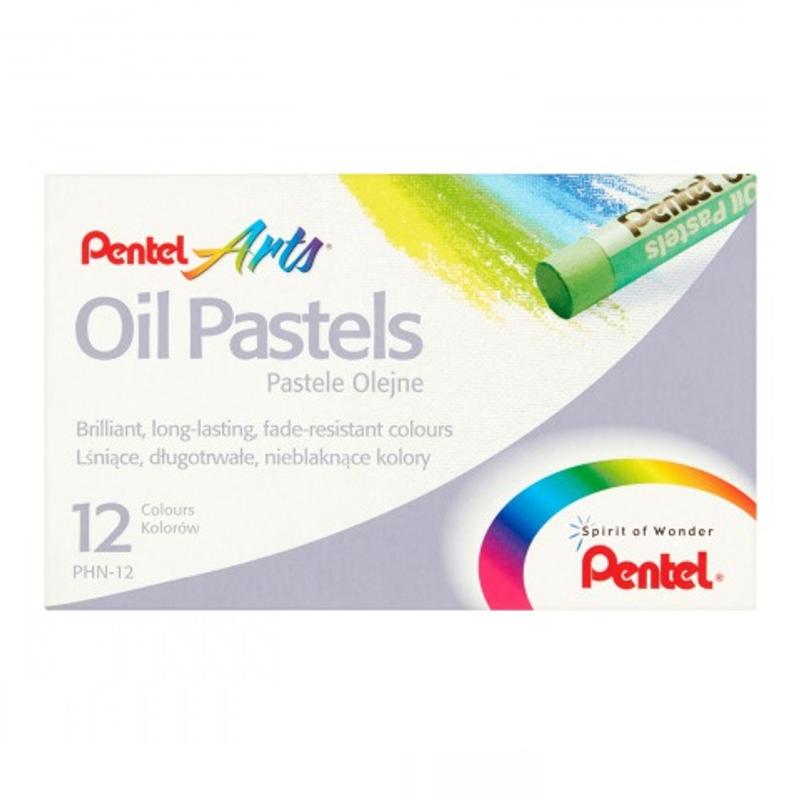 Kredki Pastele PENTEL 12K.