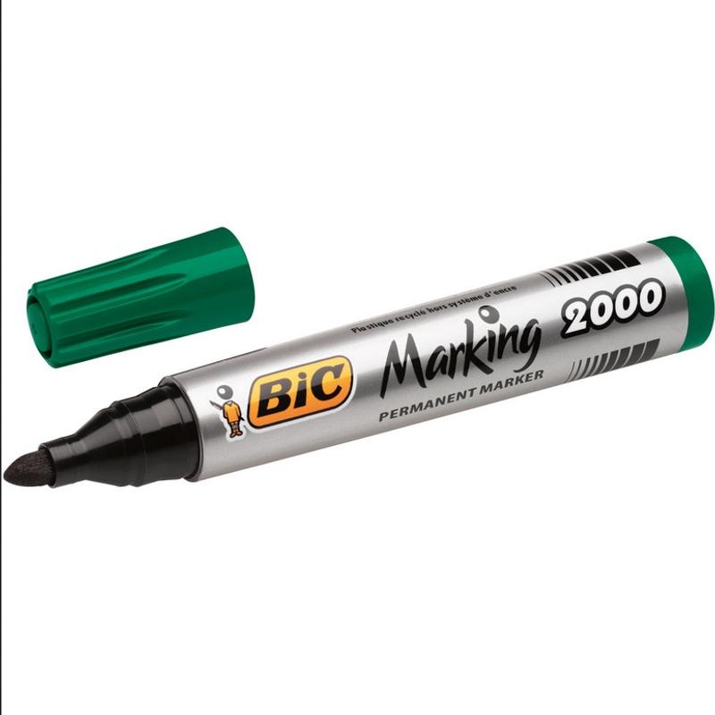 Marker BIC  permanentny okrągła koncówka zielony