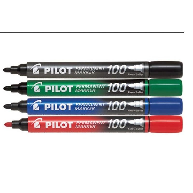 Marker PILOT SCA-100 CZERWONY- okrągła końcówka