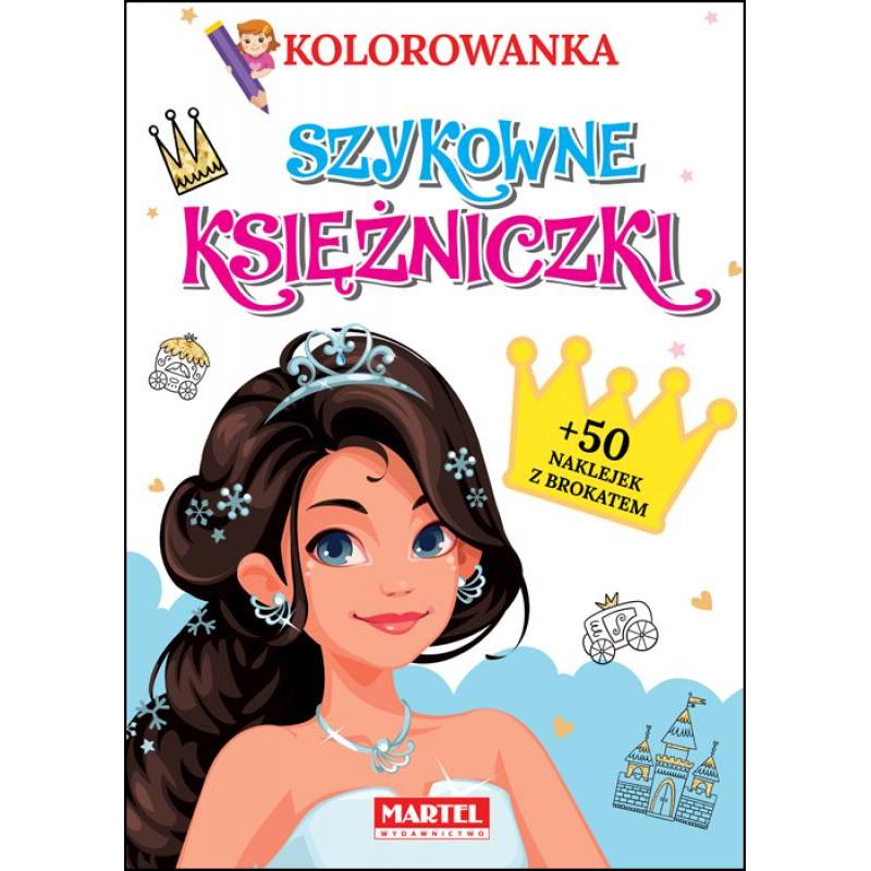 MARTEL Kolorowanka SZYKOWNE KSIĘŻNICZKI  a 20szt.