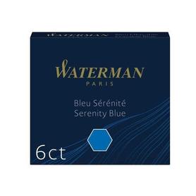 Naboje do pióra Waterman a 6szt niebieskie International