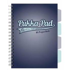 Notes B5 na spirali 200 stron PUKKA PAD Project Book - 3108(NY)-WPC - granatowofioletowy