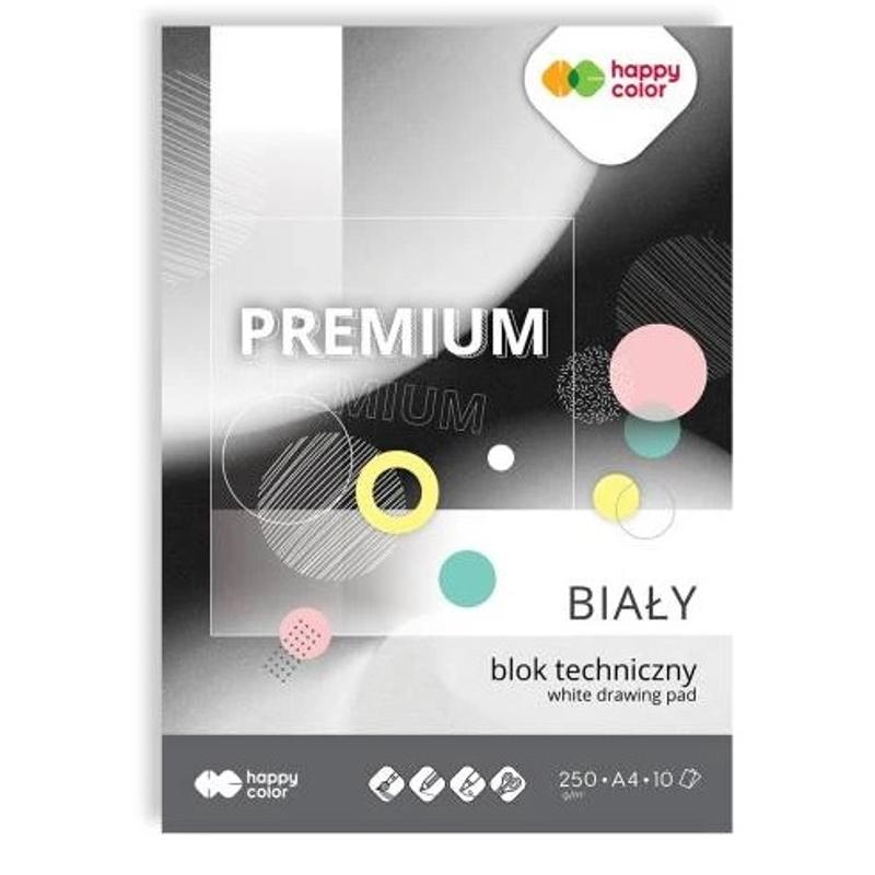 Blok A3 Techniczny biały HAPPY COLOR
